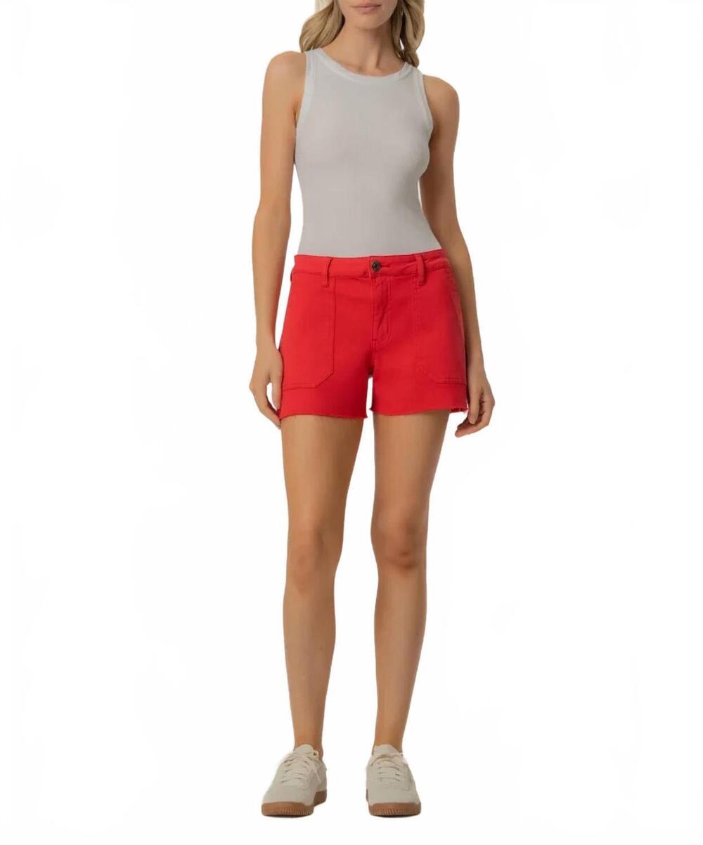 NEW KUT FROM THE KLOTH jane high rise shorts in tomato
